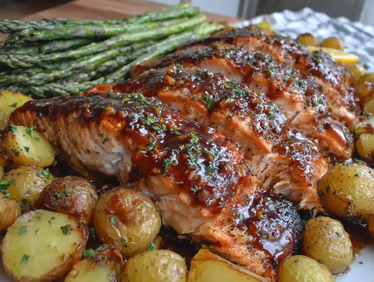 honey mustard salmon preparation steps