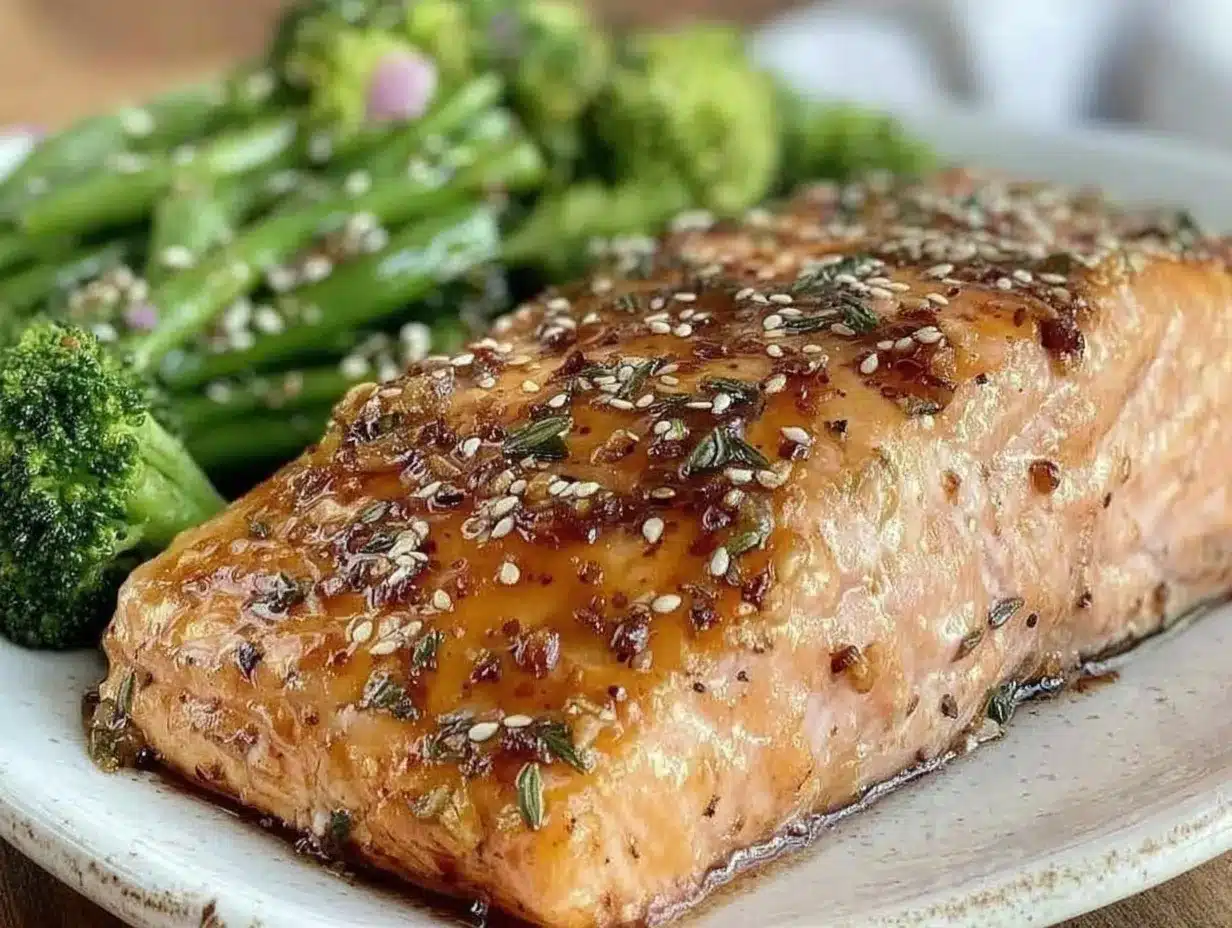 honey soy glazed baked salmon preparation steps
