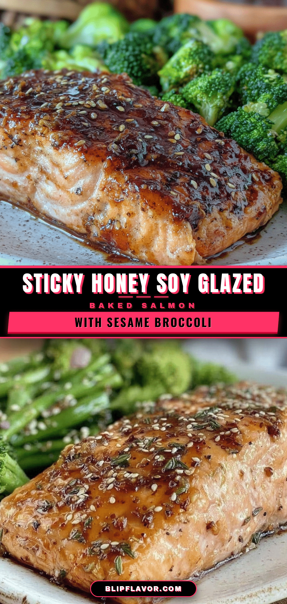 honey soy glazed baked salmon recipe