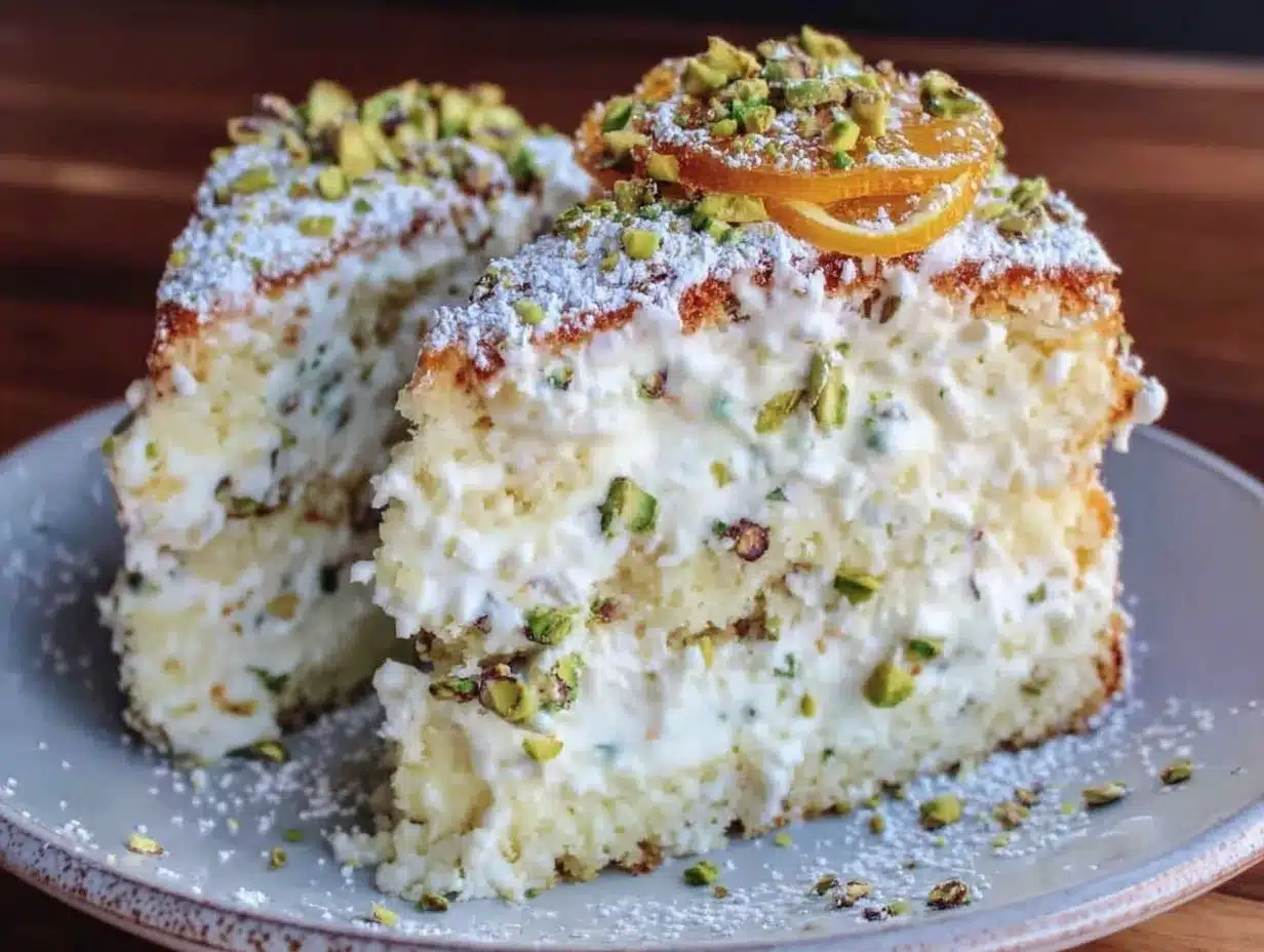 Italian Ricotta Cassata Cake preparation steps