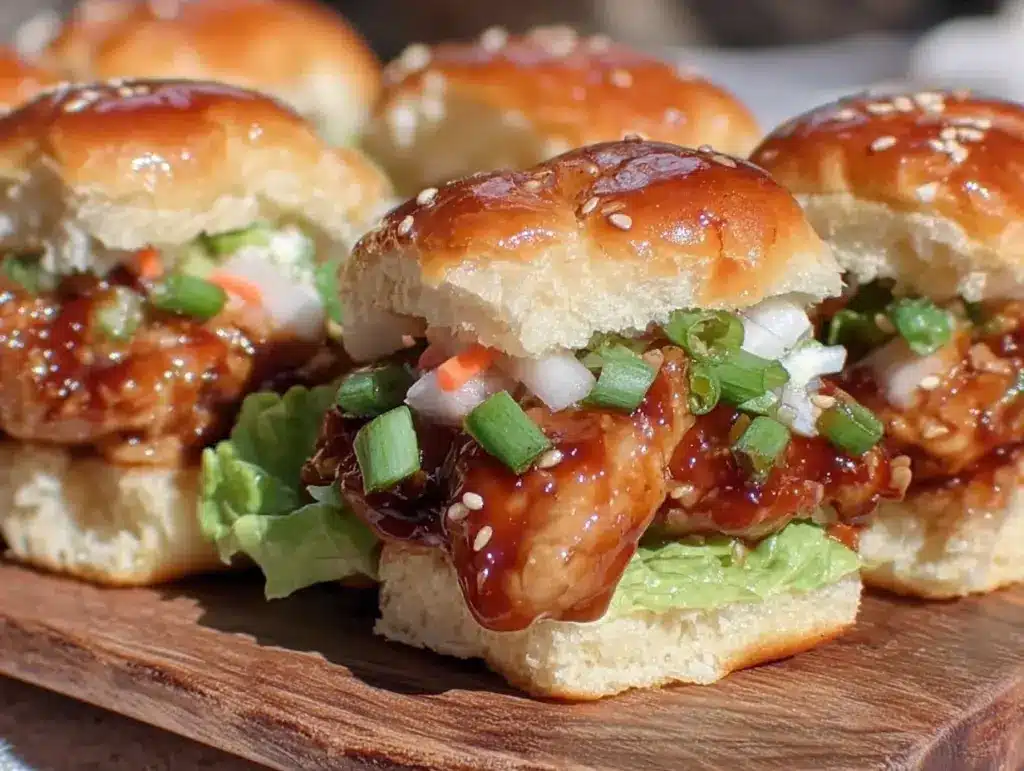 Korean BBQ Chicken Sliders - featured image