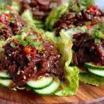 Korean beef bulgogi lettuce wraps - featured image