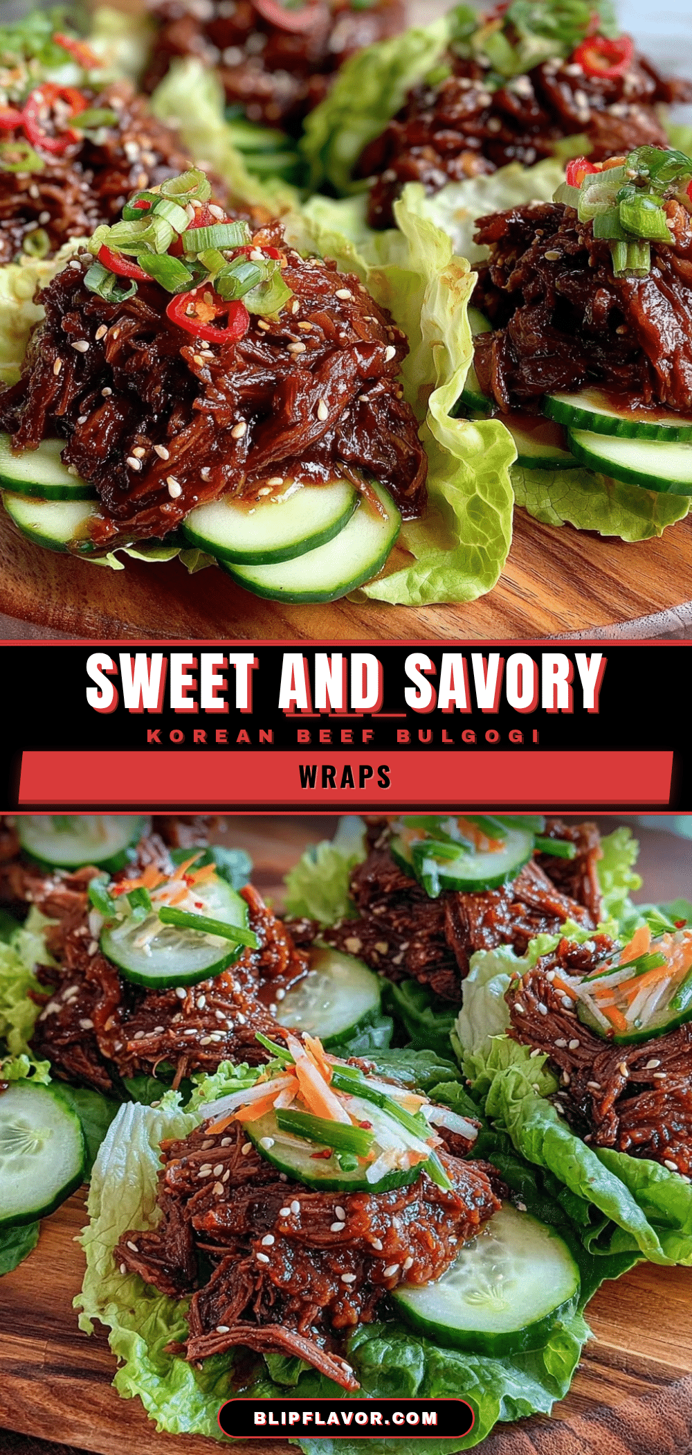 Korean beef bulgogi lettuce wraps recipe