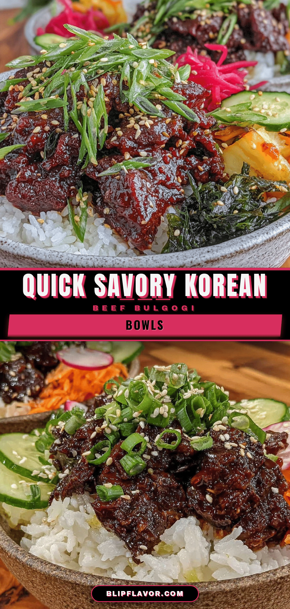 korean ground beef bulgogi bowls recipe