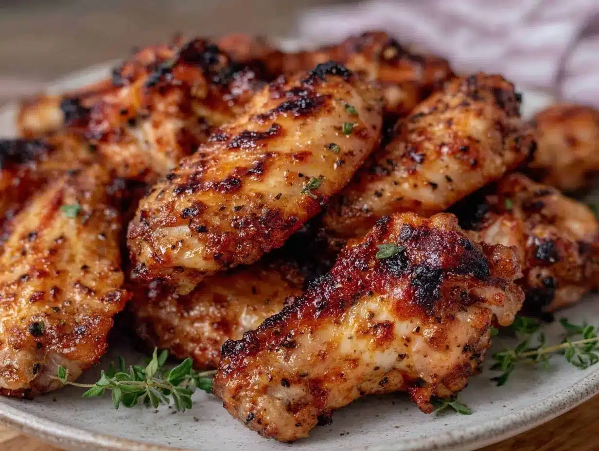 lemon pepper chicken wings air fryer preparation steps