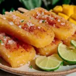 Mango Tajin Frozen Margarita Popsicle Bites - featured image