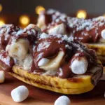 melty campfire banana boats - featured image