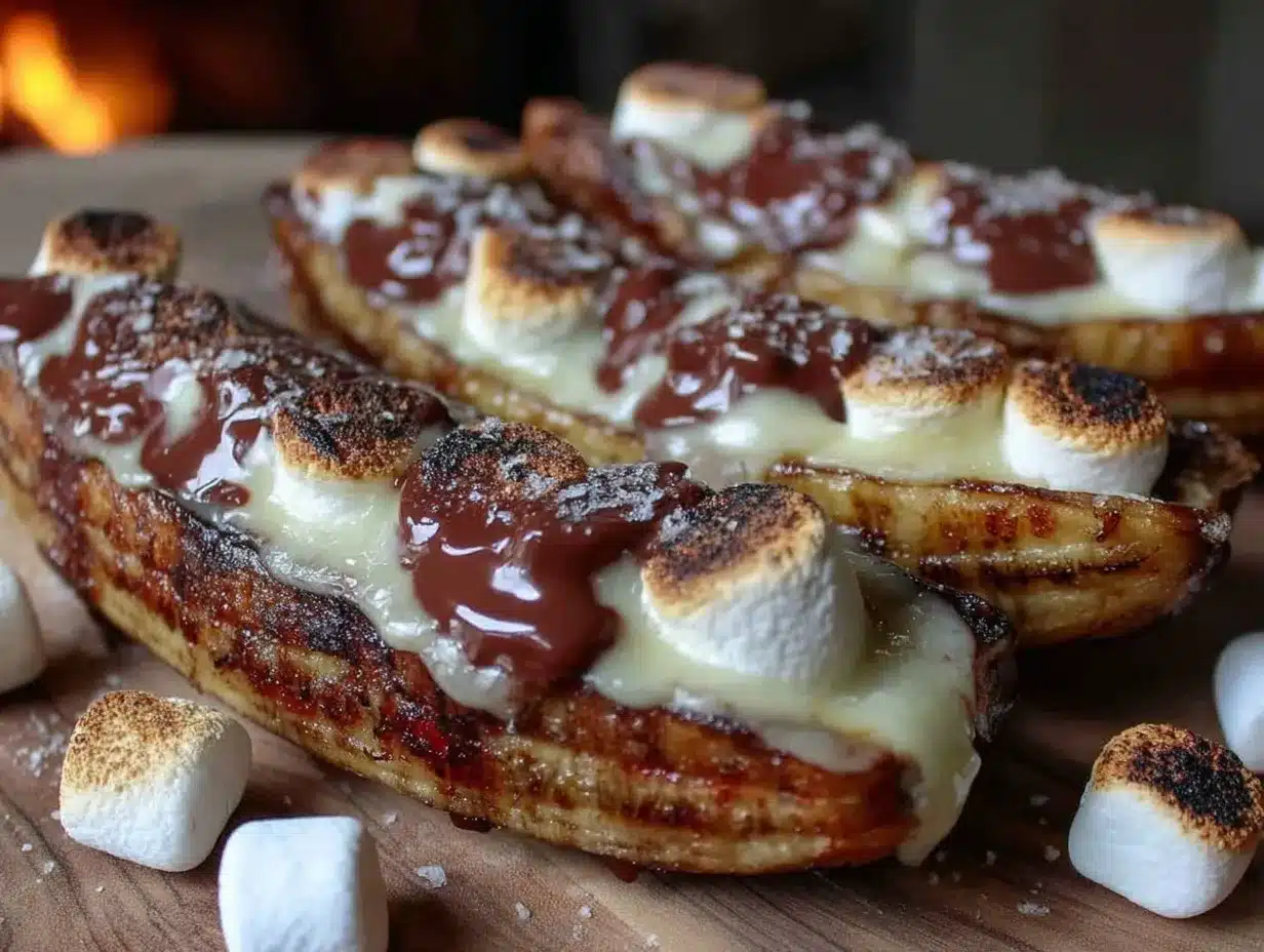 melty campfire banana boats preparation steps