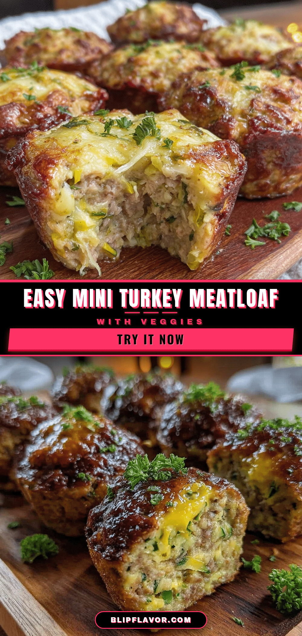 mini turkey meatloaf muffins recipe