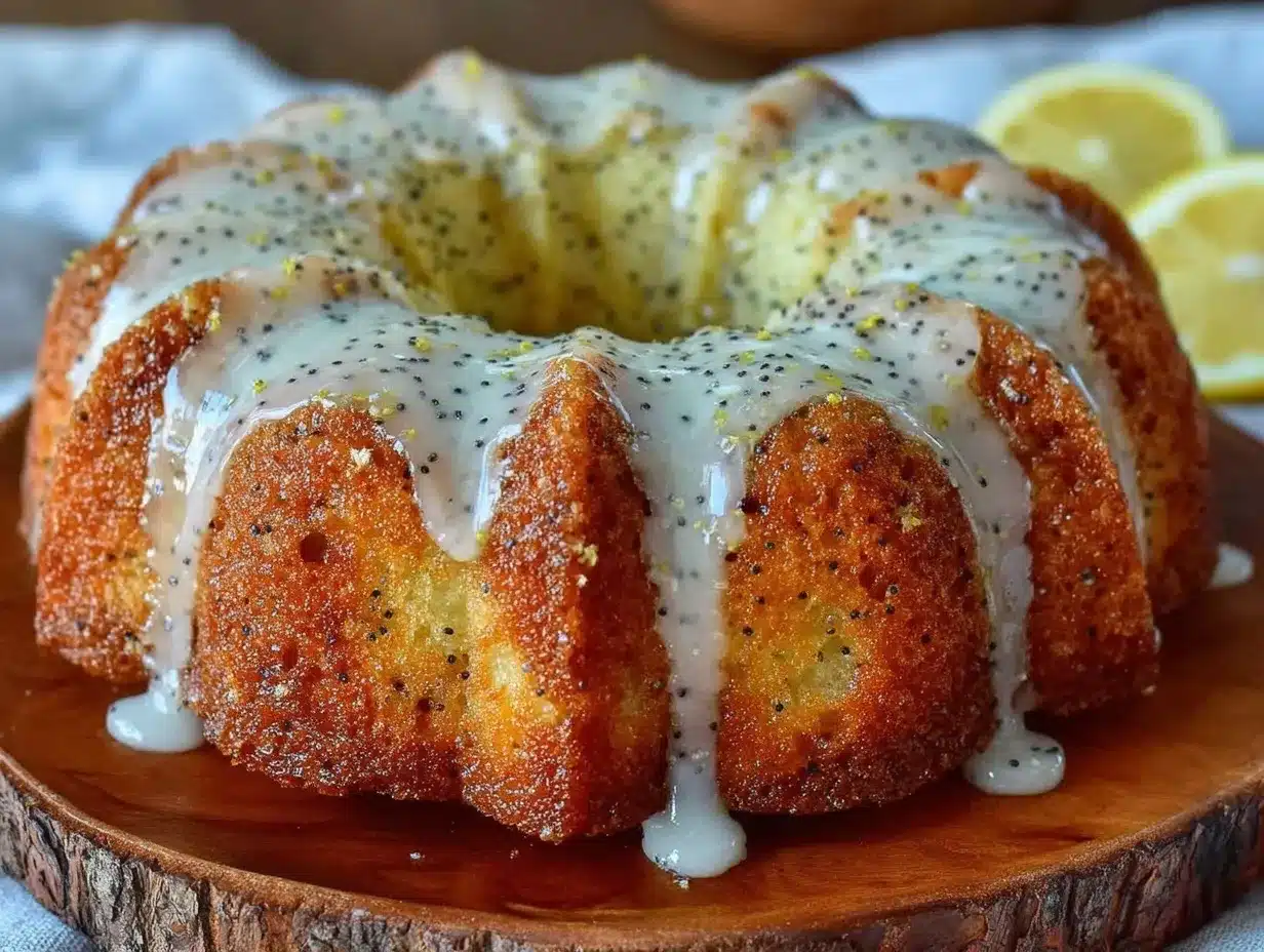 moist lemon poppy seed bundt cake preparation steps