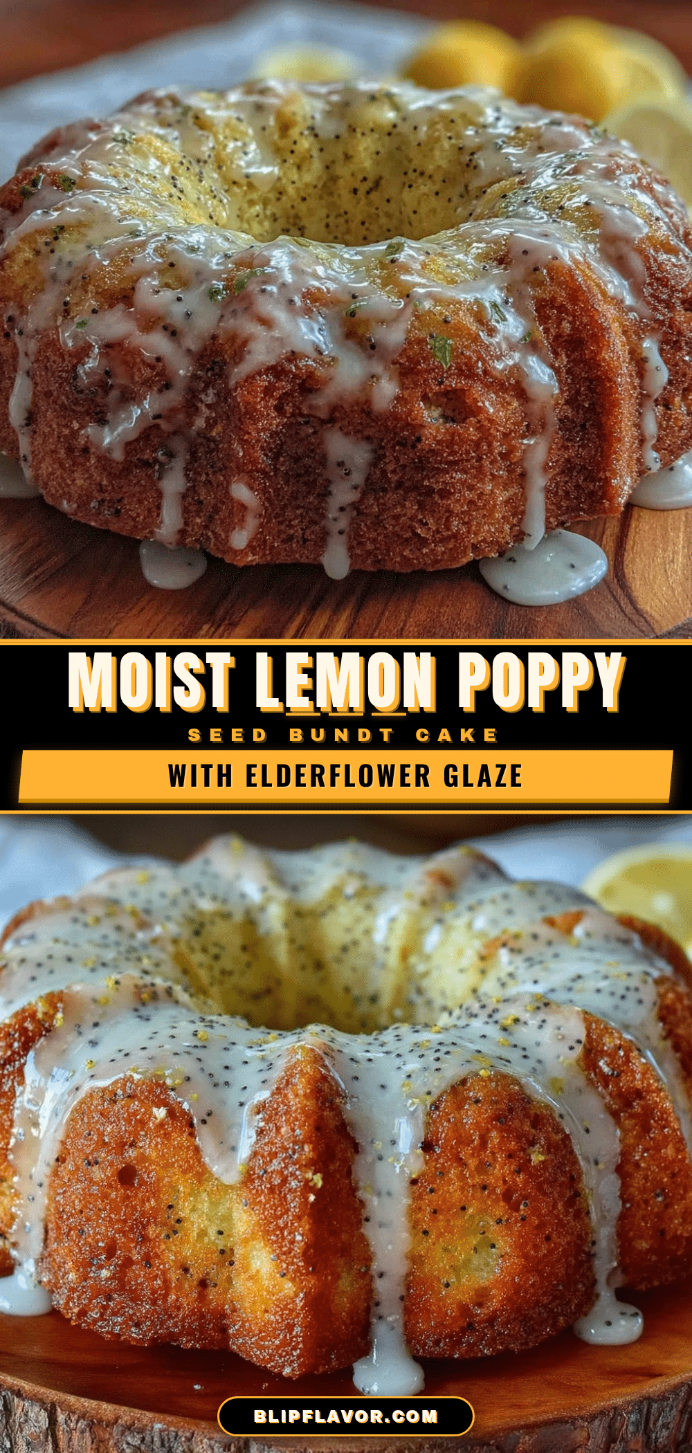 moist lemon poppy seed bundt cake recipe