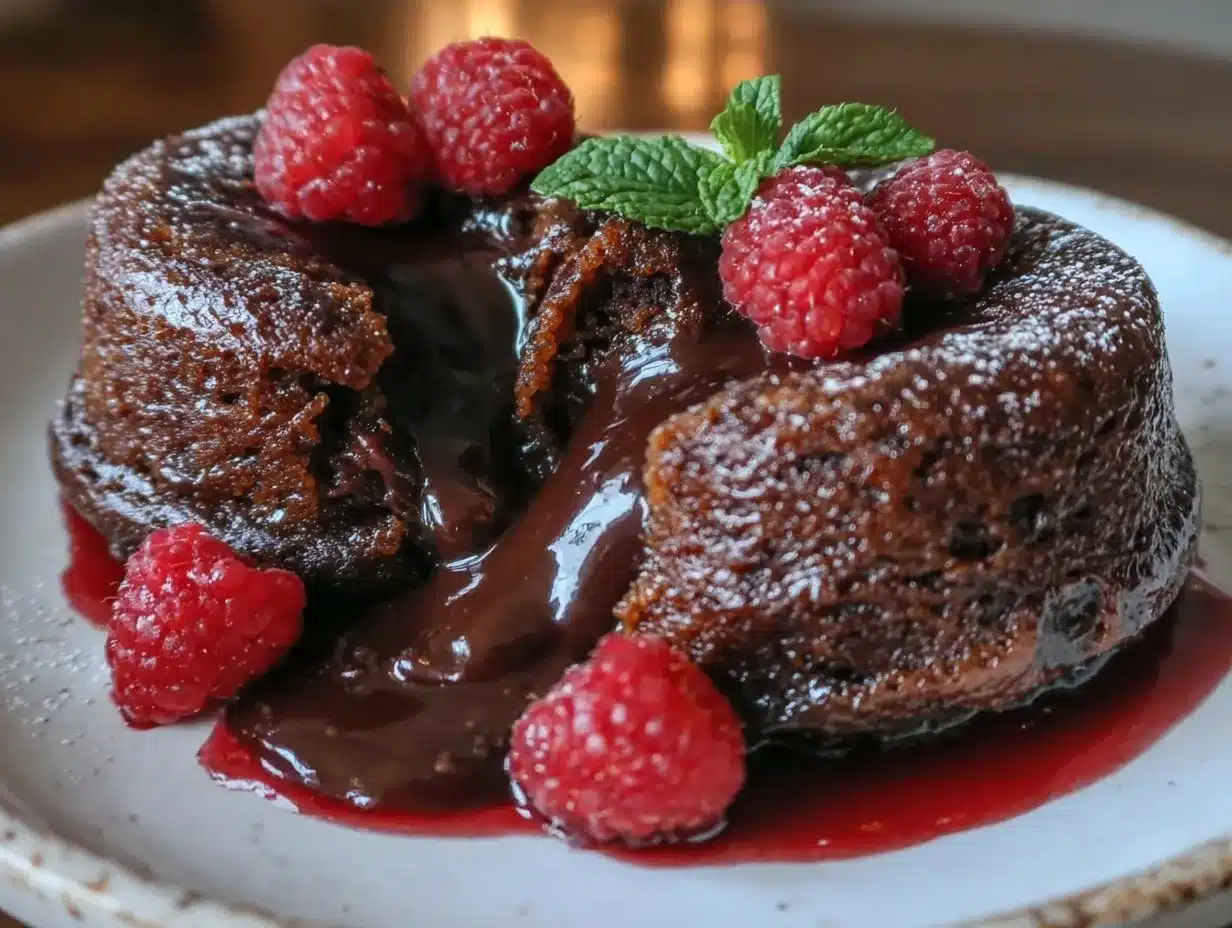molten chocolate lava cakes preparation steps