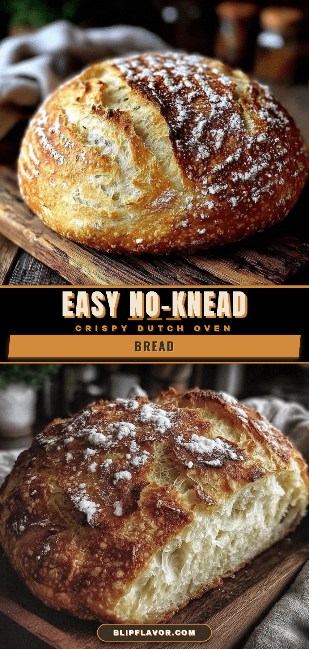 no-knead dutch oven bread recipe