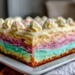 ombre buttercream graduation sheet cake - featured image