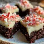peppermint brownie bites - featured image