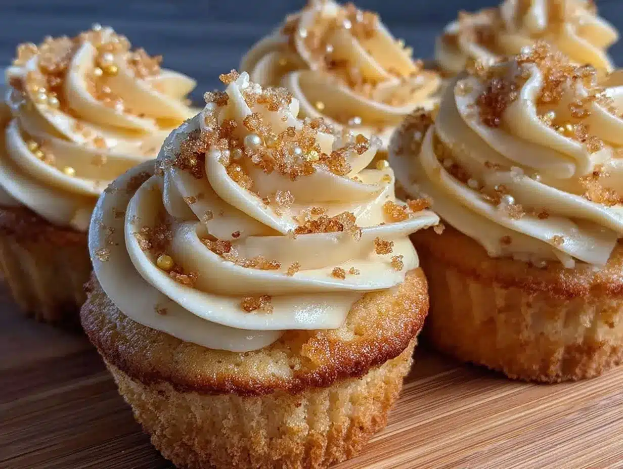 perfect champagne cupcakes preparation steps