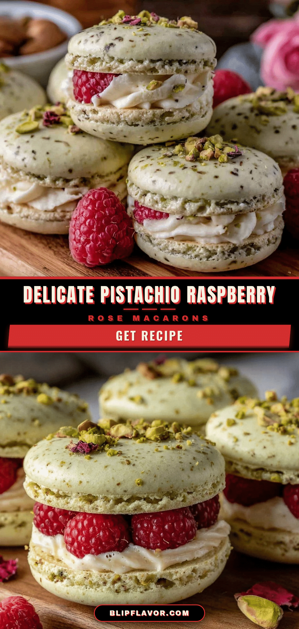 perfect pistachio raspberry macarons recipe