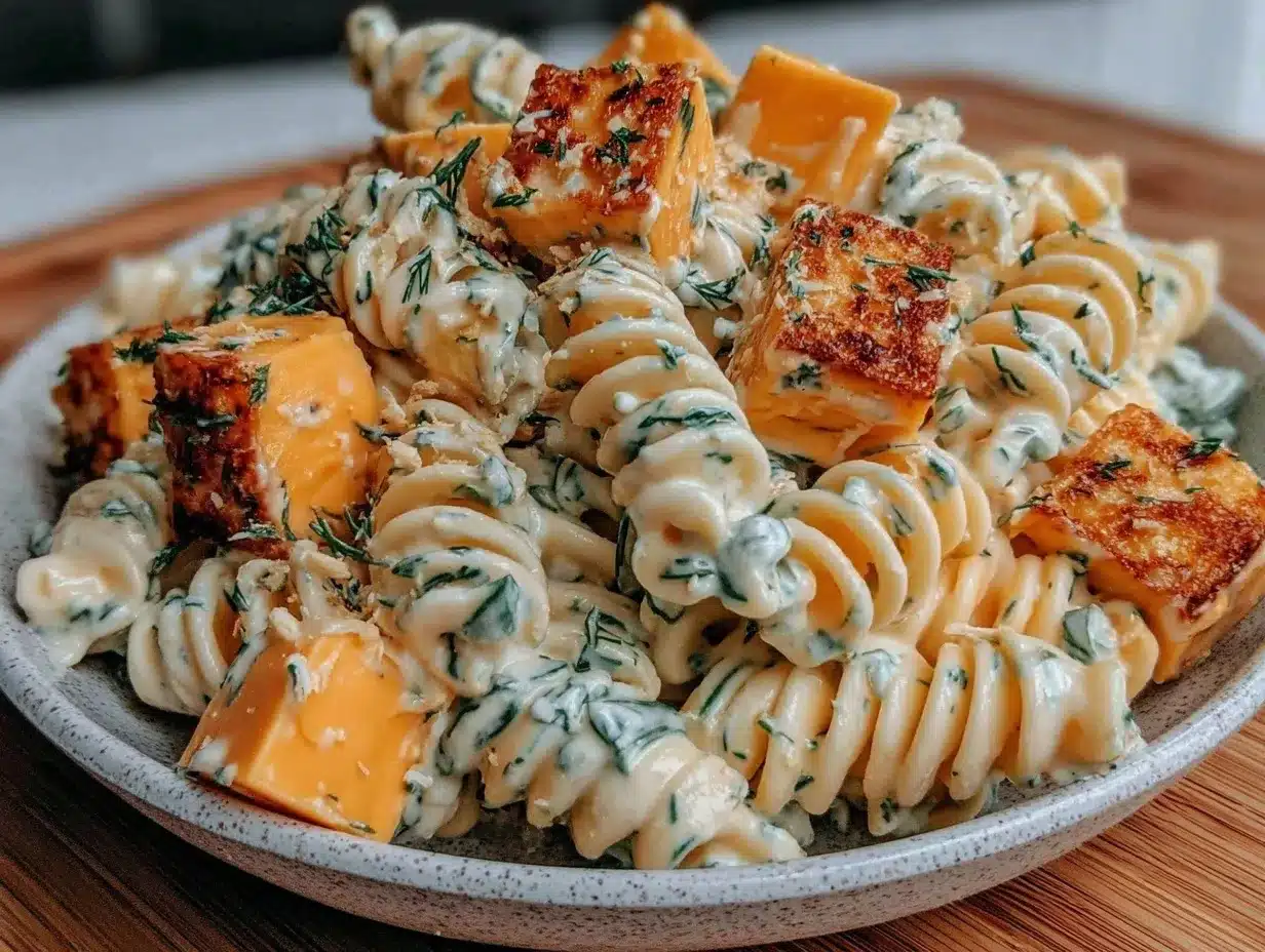 pickle lovers dill pasta salad preparation steps