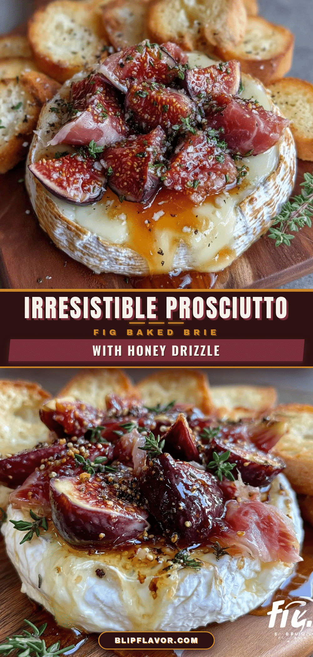 prosciutto and fig baked brie board recipe