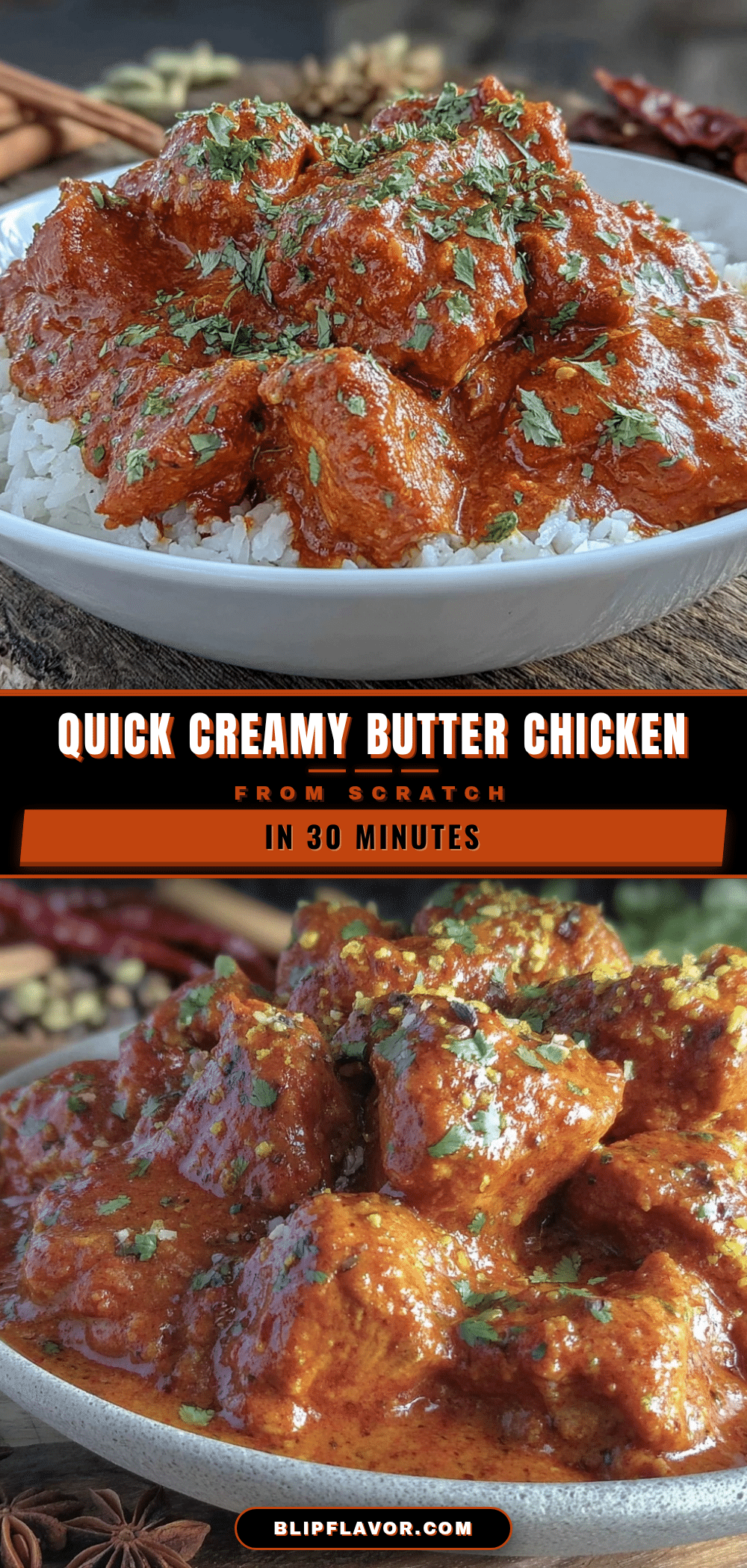 quick creamy butter chicken recipe