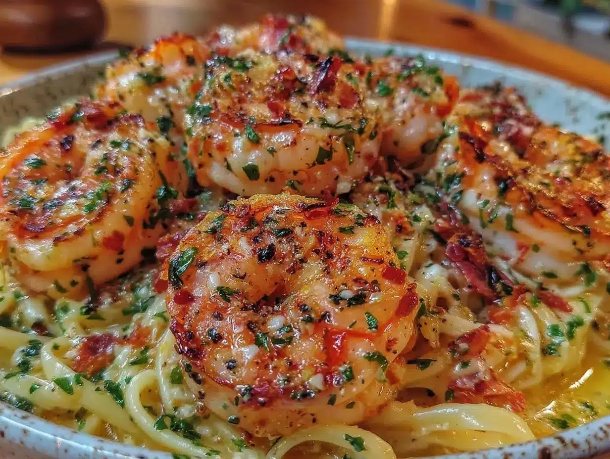 quick creamy tuscan butter shrimp preparation steps