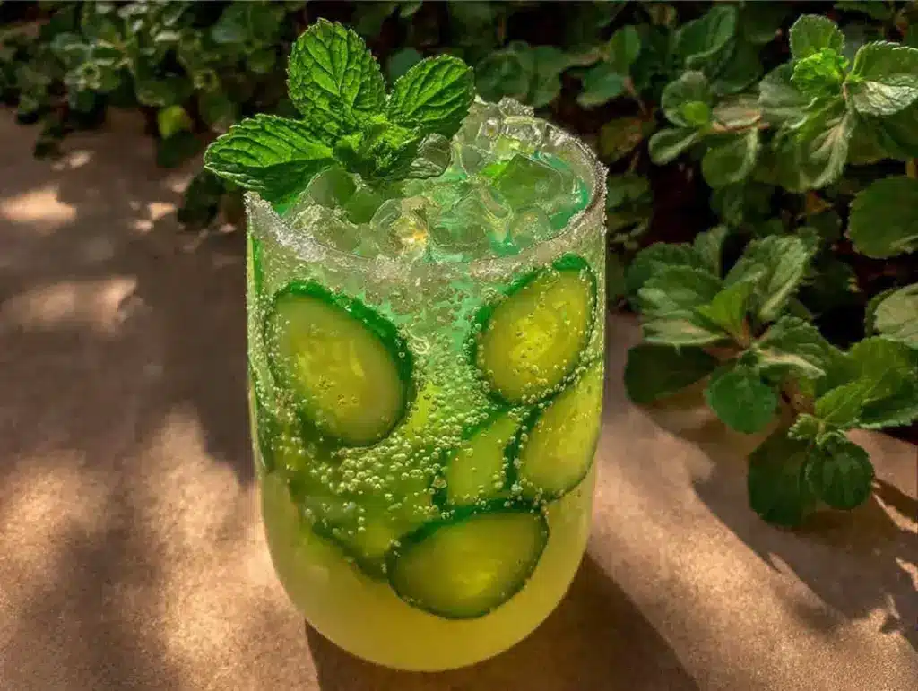Refreshing Cucumber Mint Mocktail - featured image
