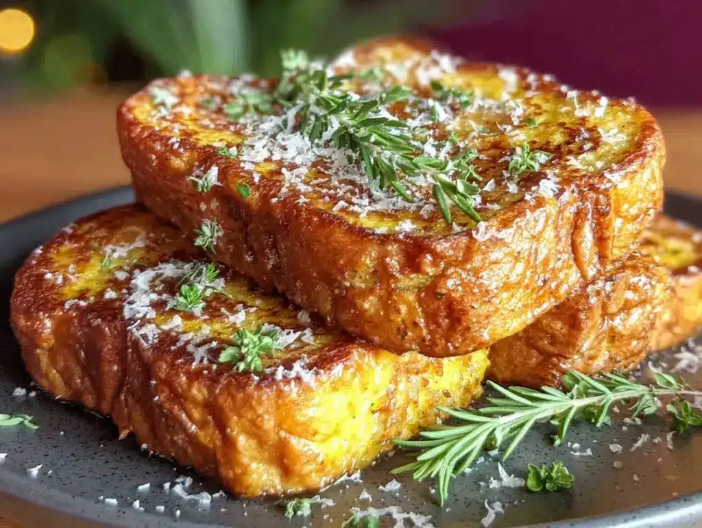 savory french toast - featured image
