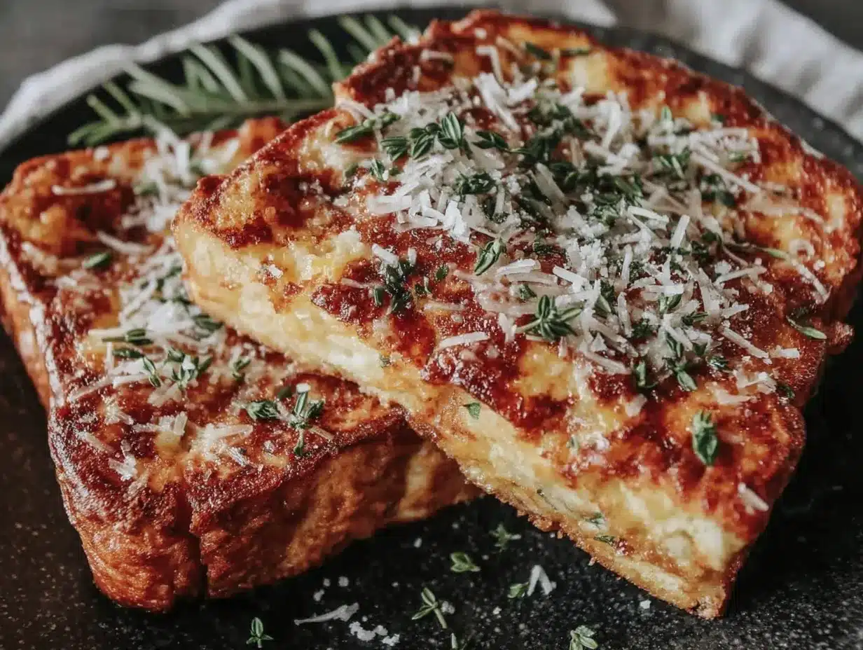 savory french toast preparation steps