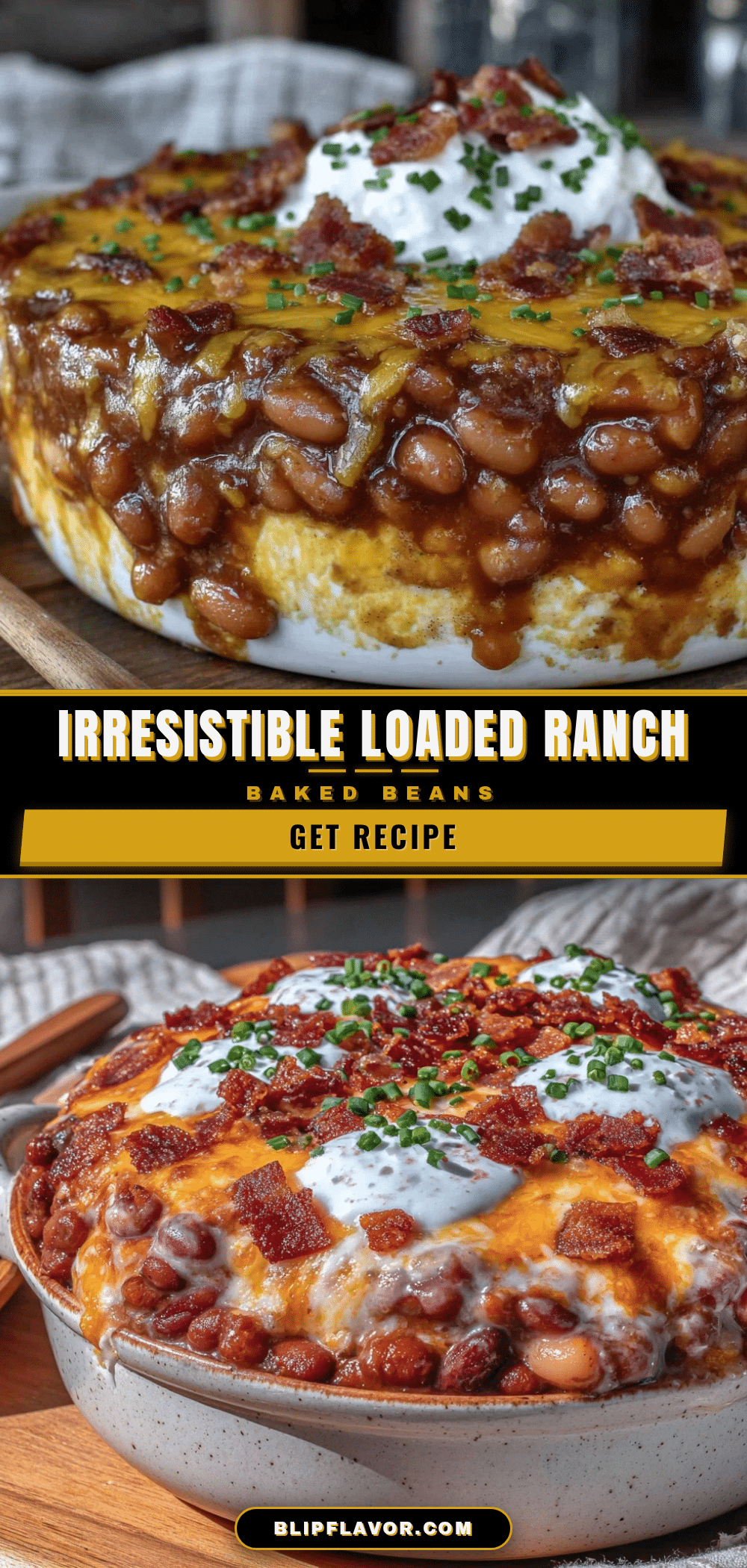 savory loaded ranch baked bean casserole recipe