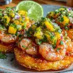 shrimp ceviche tostadas - featured image