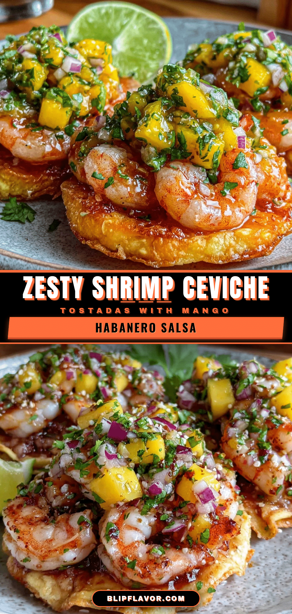 shrimp ceviche tostadas recipe