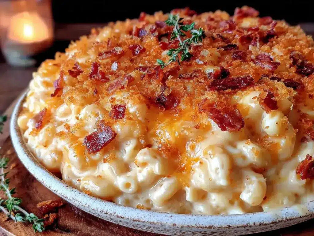 smoked gouda mac and cheese - featured image