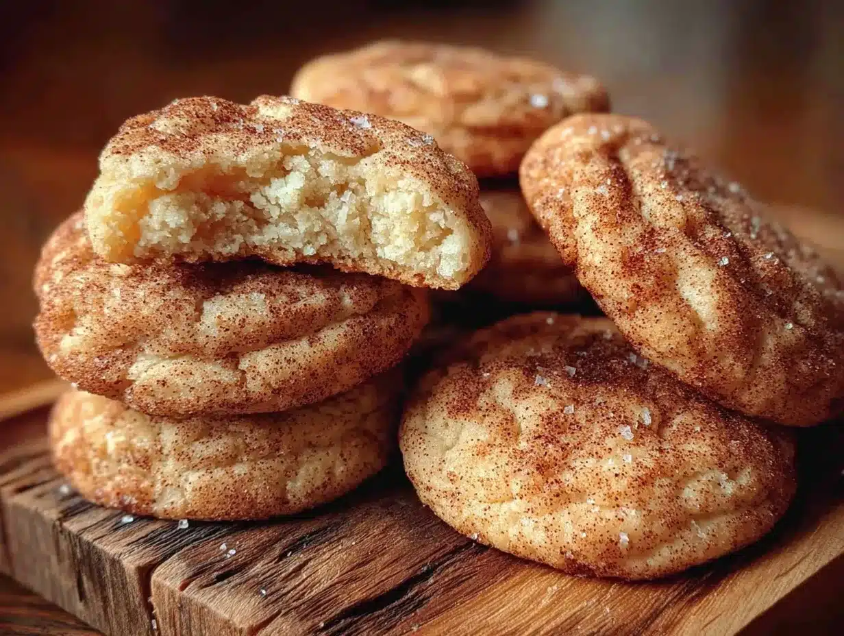 soft and chewy snickerdoodle cookies preparation steps