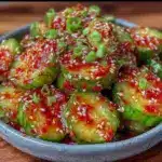 spicy korean cucumber salad - featured image