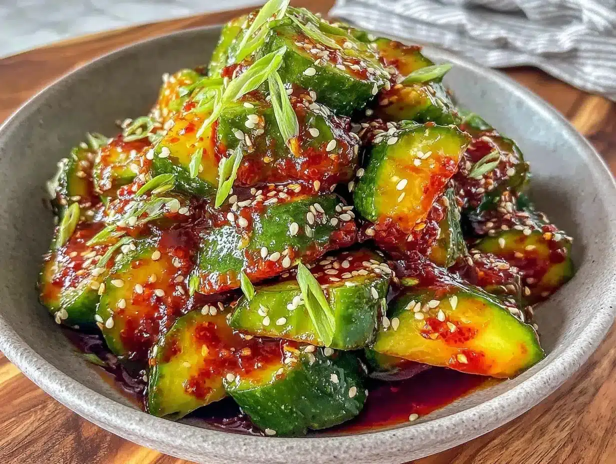 spicy korean cucumber salad preparation steps