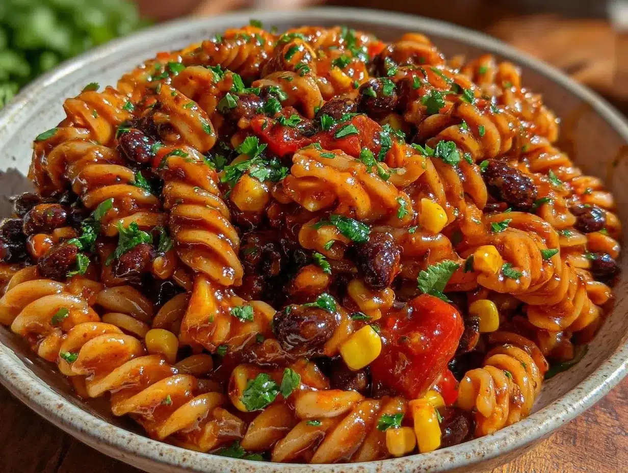 spicy southwest chipotle pasta salad preparation steps