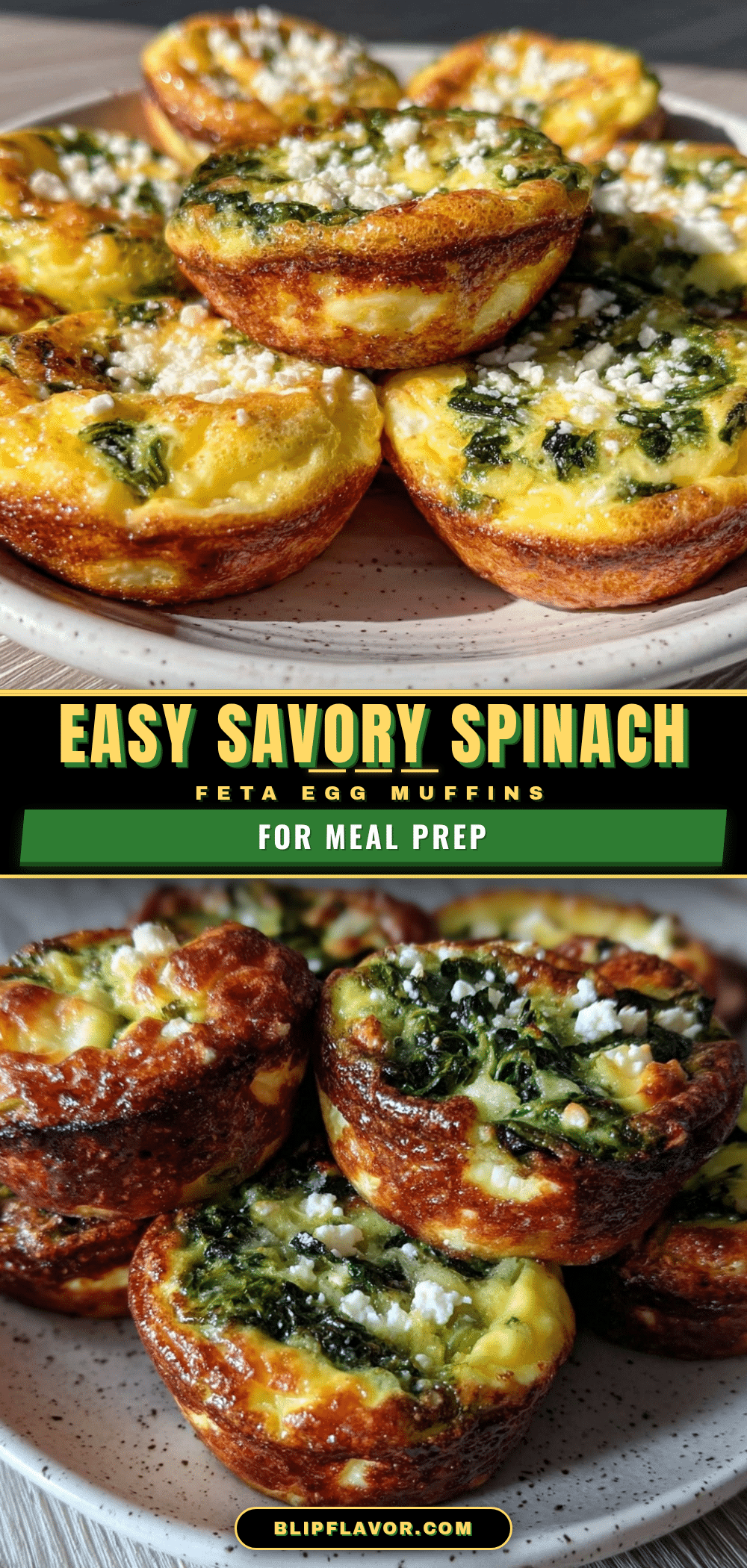 spinach feta egg muffin cups recipe